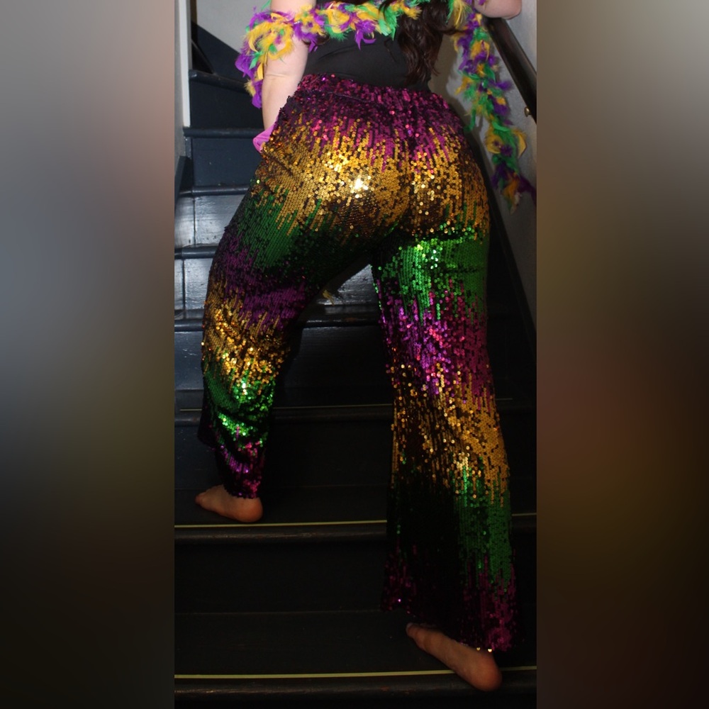 Mardi Gras Sequins Pants